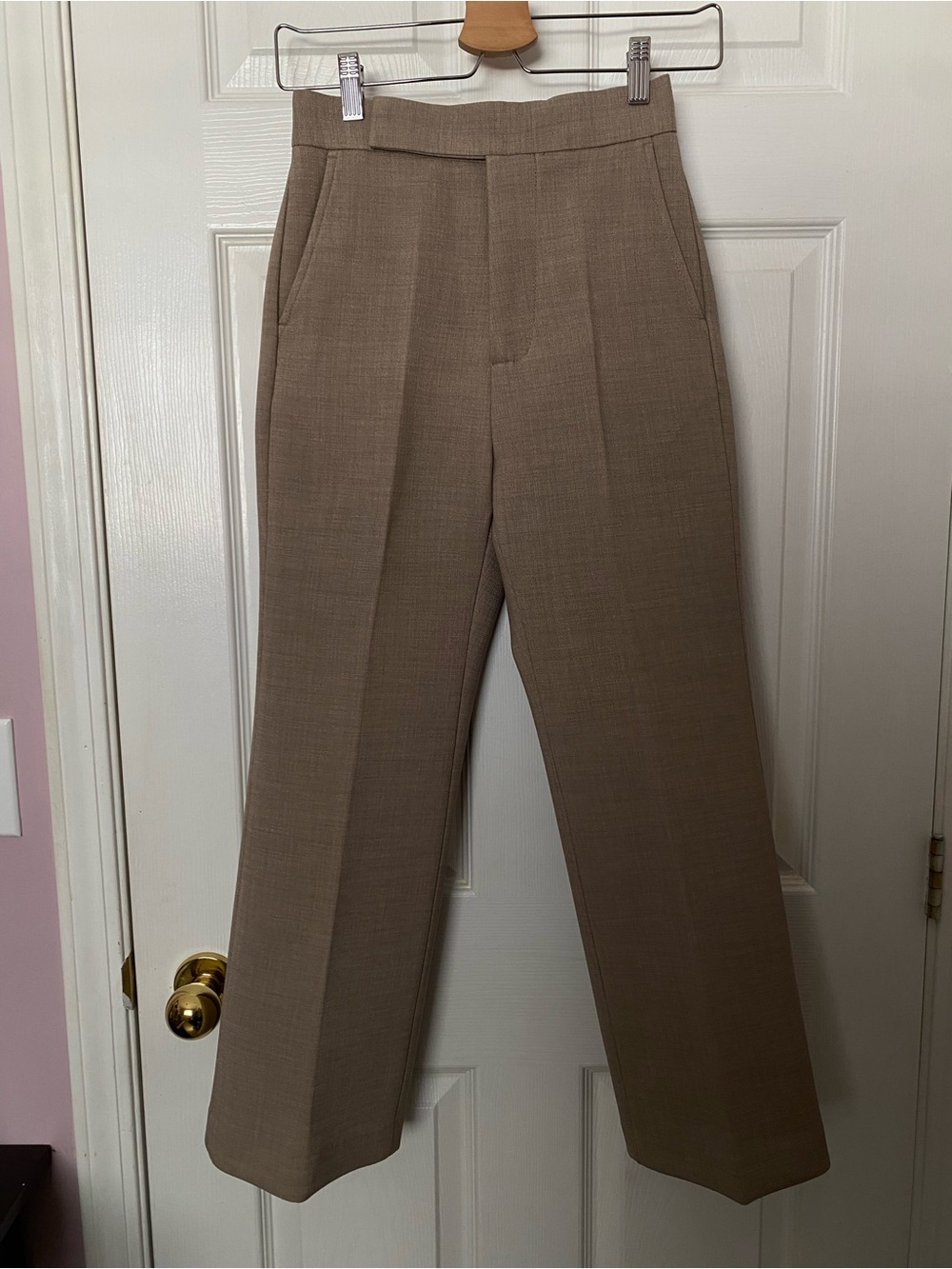 Fine quality textured trousers